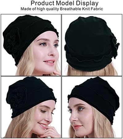 אוסביו הכימותרפיה כובעי טורבן כובע לנשים-סרטן כפת שיער אובדן אטום אריזה