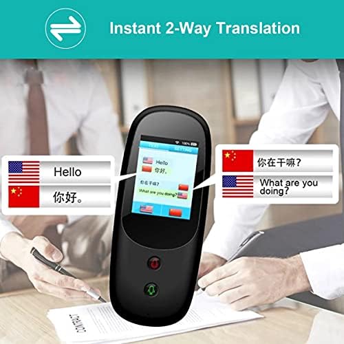 חכם שפה קול מתורגמן מכשיר עם 3.1 אינץ מסך מגע 51 שפות תמיכה תמונה תרגום סים כרטיס נקודה חמה