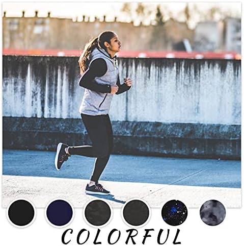Yolix 7 חבילה חותלות מותניים גבוהות לנשים, חותלות יוגה אתלטיות שחורות רכות